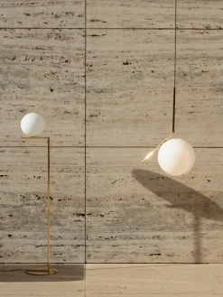 Dimbare hanglamp met glazen bollen IC, mondgeblazen^Flos Hot
