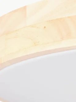 Dimbare LED plafondlamp Slimline van hout met afstandsbediening^Westwing Fashion