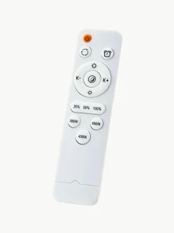 Dimbare LED plafondlamp Slimline van hout met afstandsbediening^Westwing Fashion