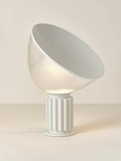 Dimbare LED tafellamp Taccia Small, mondgeblazen^Flos Online