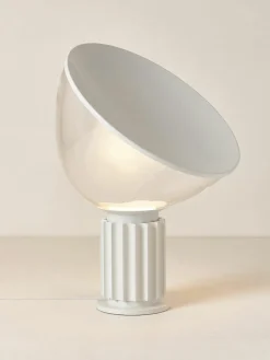 Dimbare LED tafellamp Taccia Small, mondgeblazen^Flos Online