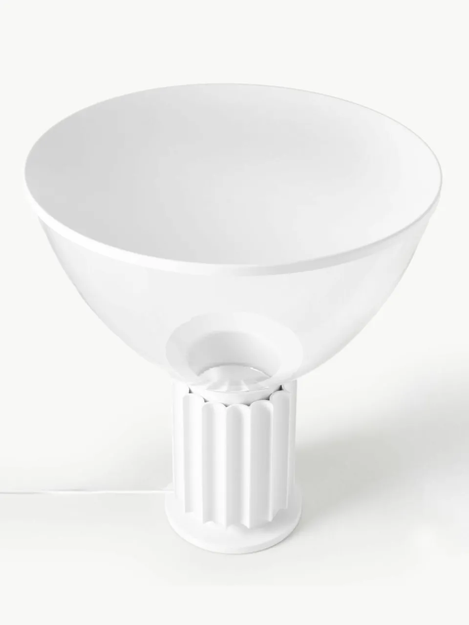 Dimbare LED tafellamp Taccia Small, mondgeblazen^Flos Online