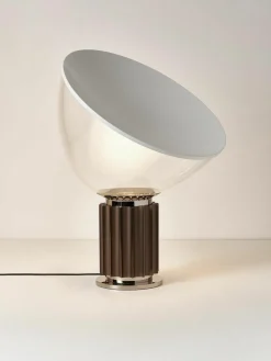 Dimbare LED tafellamp Taccia Small, mondgeblazen^Flos Hot