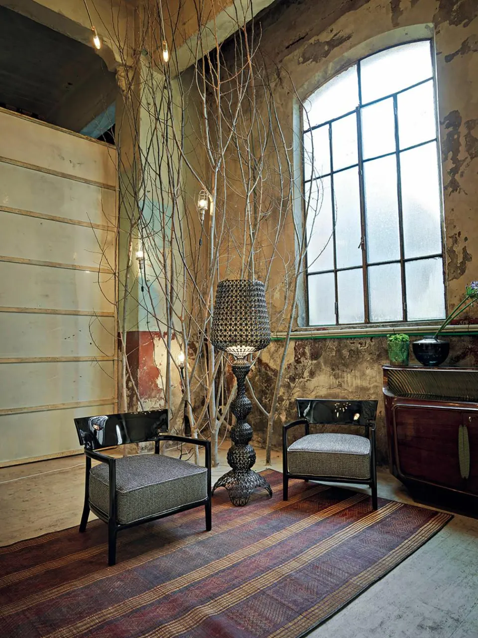 Dimbare LED vloerlamp Kabuki^Kartell Hot