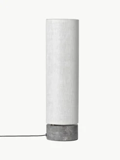 Dimbare LED vloerlamp Unbound met marmeren voet, in verschillende formaten^GUBI New