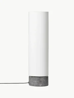 Dimbare LED vloerlamp Unbound met marmeren voet, in verschillende formaten^GUBI New