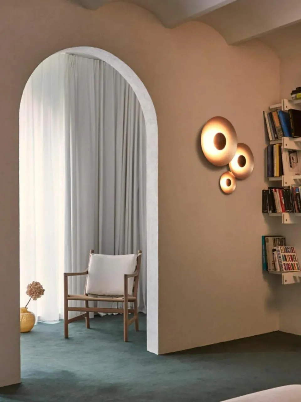 Dimbare LED wandlamp Ginger, verschillende formaten^Marset New