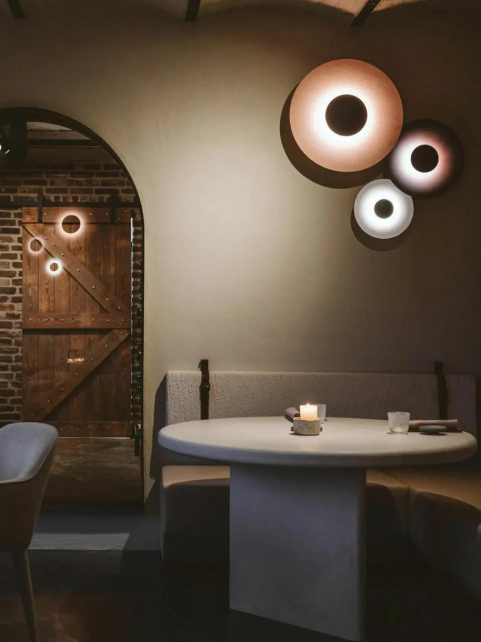 Dimbare LED wandlamp Ginger, verschillende formaten^Marset Online