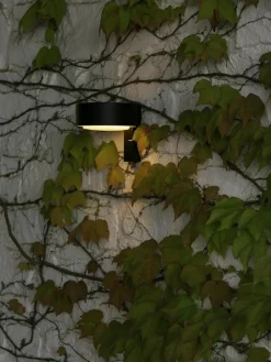 Dimbare outdoor LED wandlamp Plaff-On!, mondgeblazen^Marset Sale