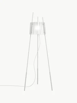 Dimbare tripod vloerlamp Tyla, mondgeblazen^kdln Discount