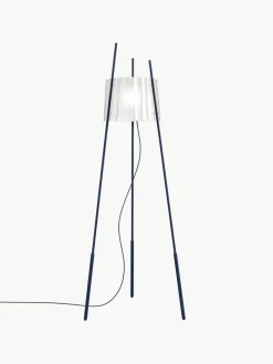 Dimbare tripod vloerlamp Tyla, mondgeblazen^kdln Online