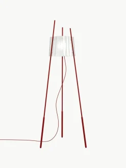 Dimbare tripod vloerlamp Tyla, mondgeblazen^kdln Outlet