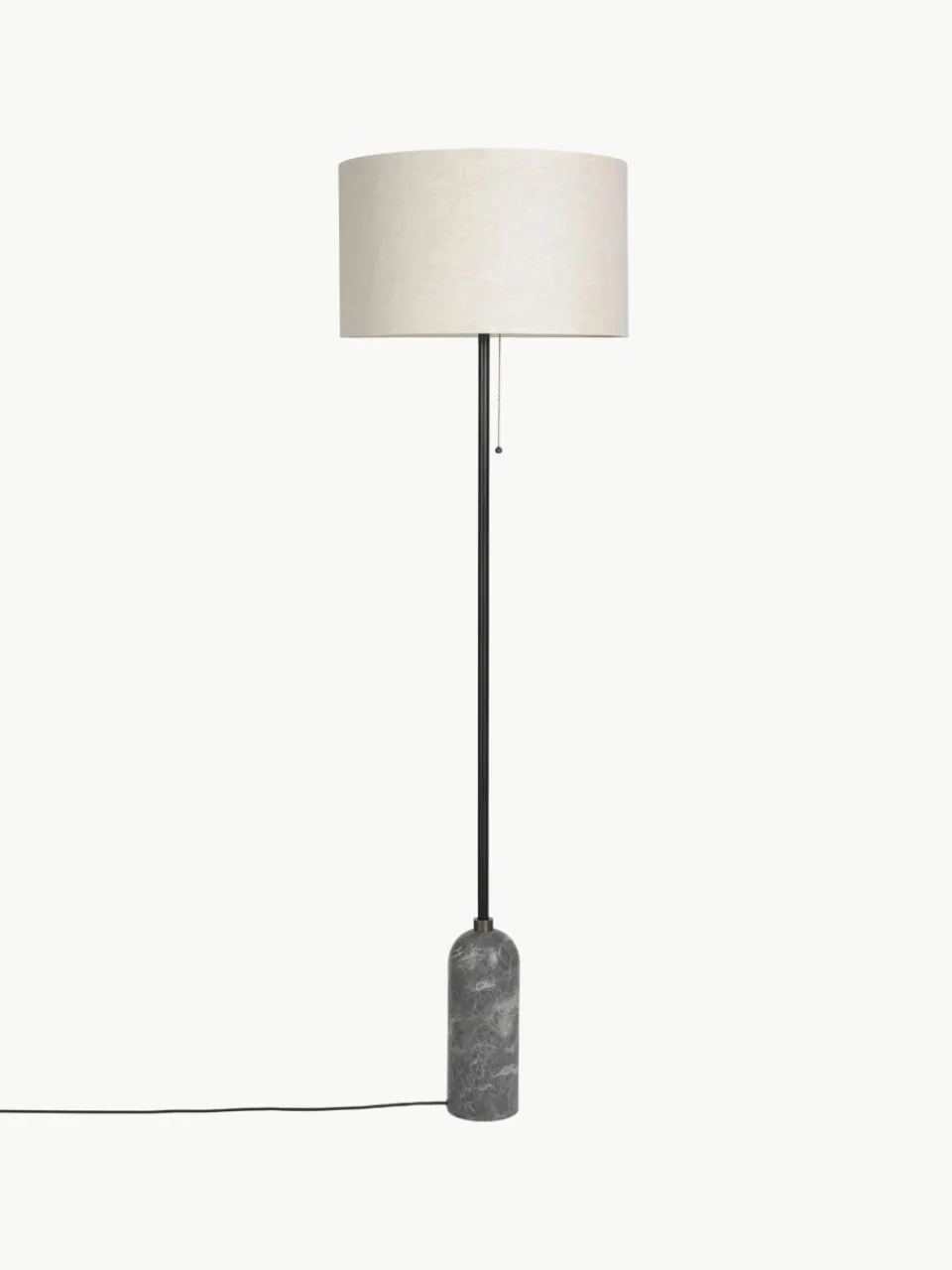 Dimbare vloerlamp Gravity met marmeren voet^GUBI Sale