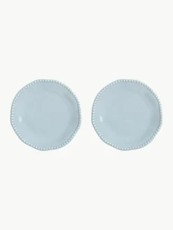 Dinerbord Perle van beenderporselein, 2 stuks^&k Amsterdam Hot