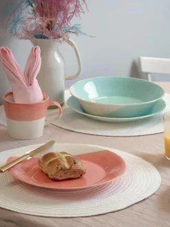 Dinerborden Brights van porselein, set van 4^ROYAL DOULTON Clearance