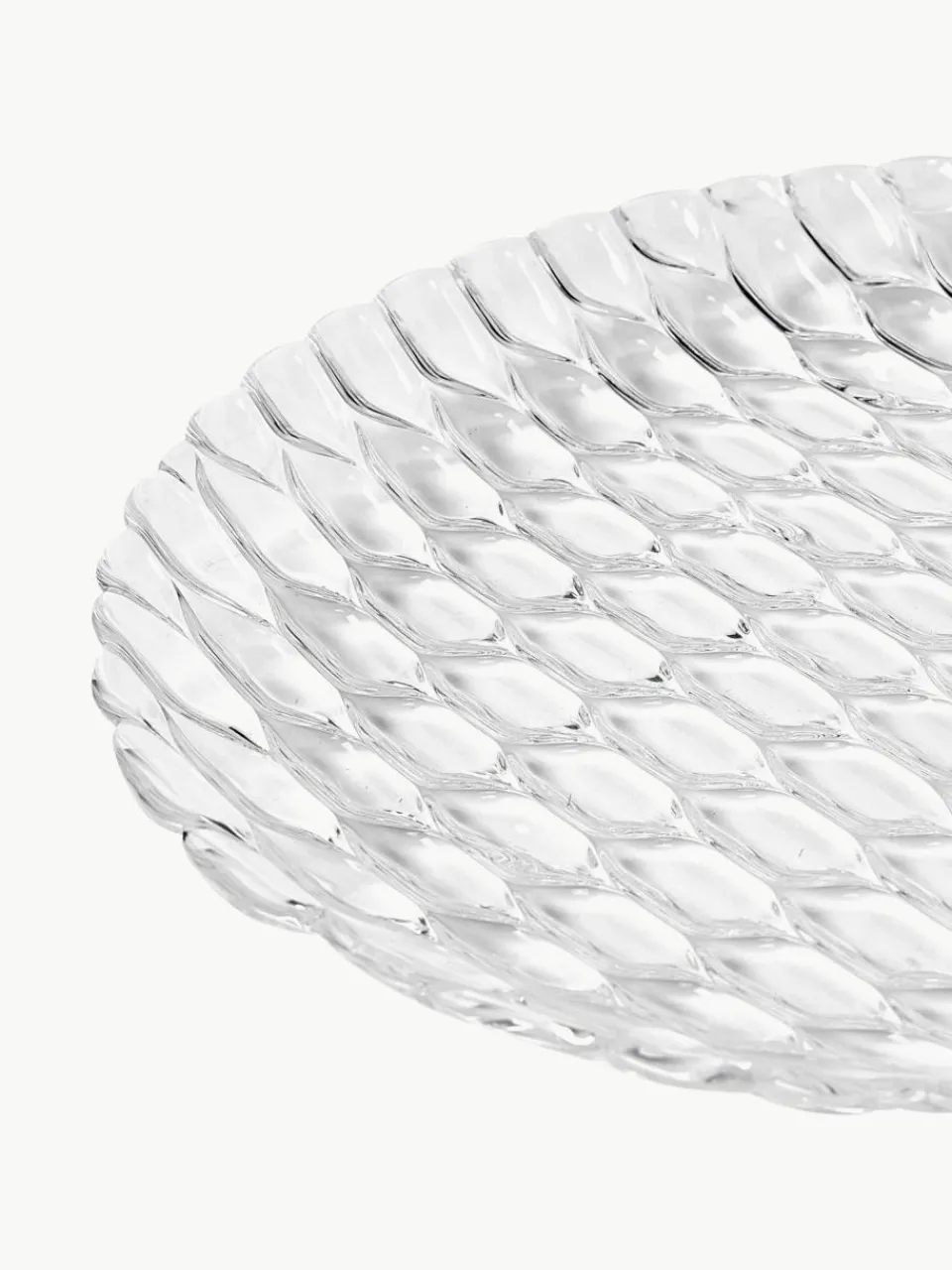 Dinerborden Jellies met structuurpatroon, 4 stuks^Kartell Fashion