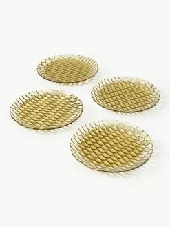 Dinerborden Jellies met structuurpatroon, 4 stuks^Kartell Discount