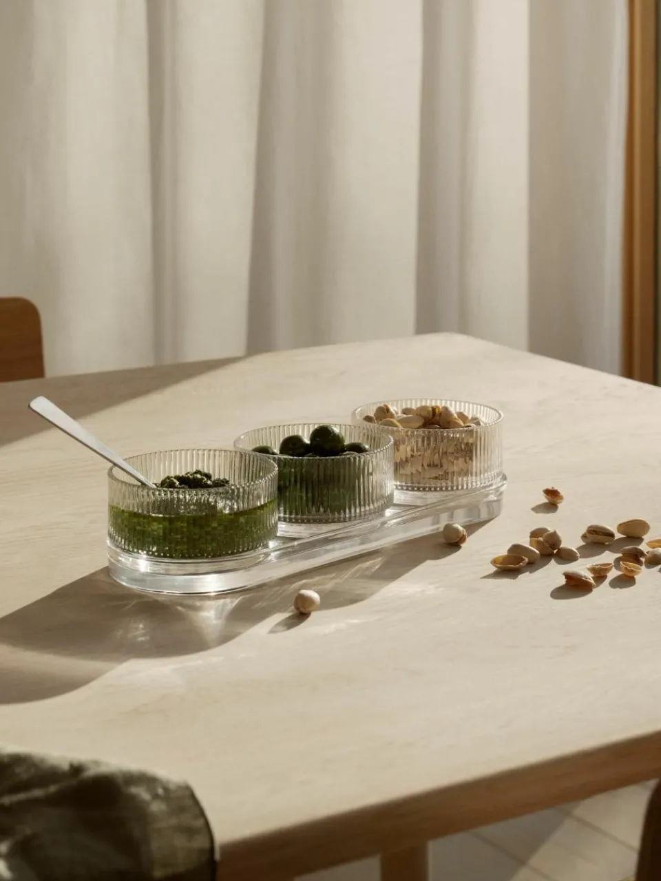 Dipschalen Pilastro met dienblad, set van 4^stelton Sale