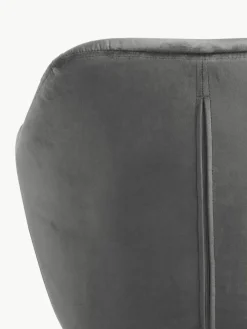 Draaibare fluwelen armstoel Lucie^Westwing Sale
