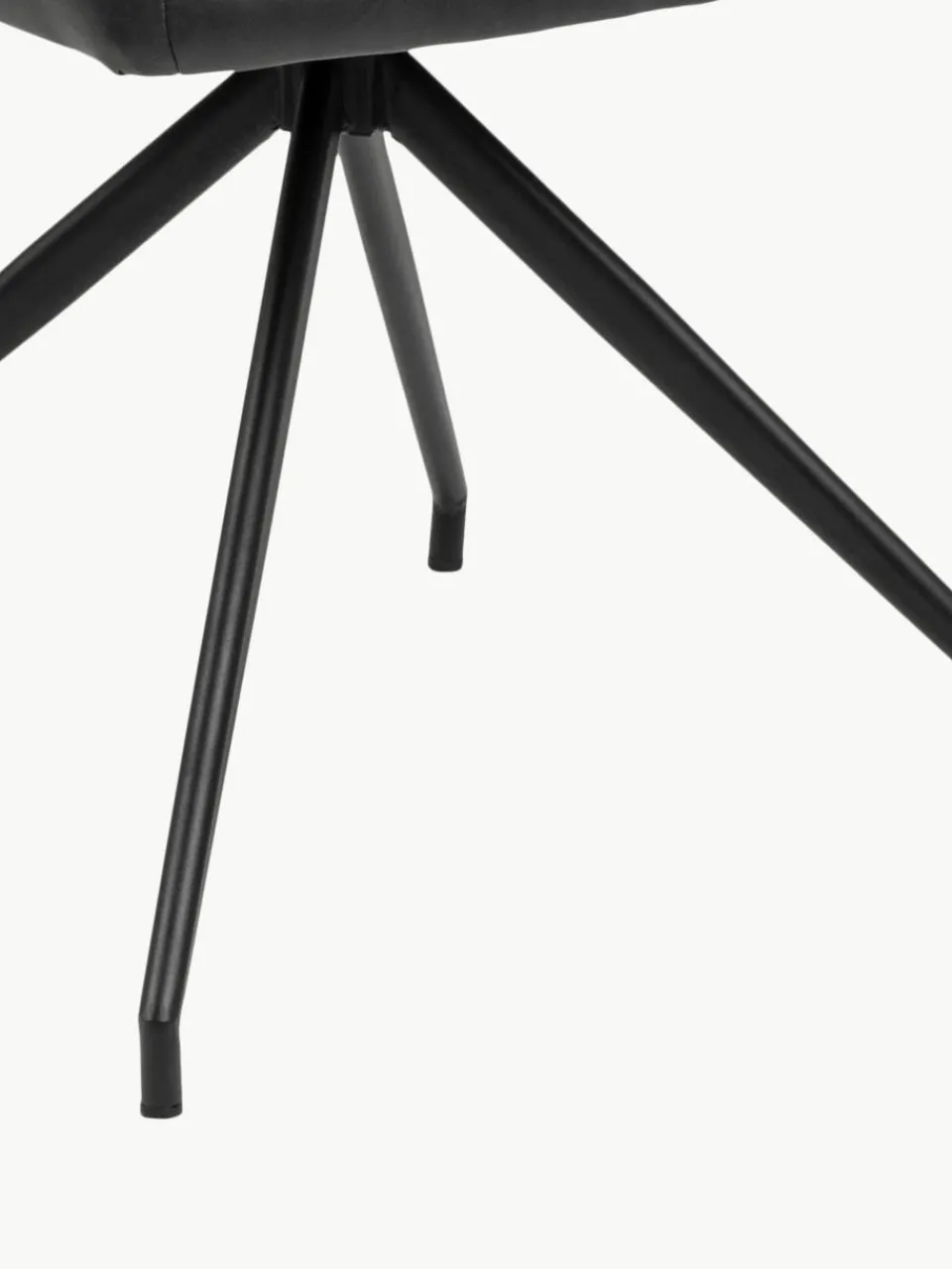 Draaibare kunstleren armstoel Naya^Westwing Sale