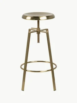 Draaibare metalen barkruk Goose, in hoogte verstelbaar^Westwing Best