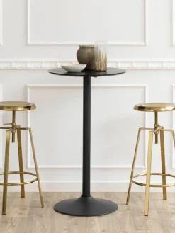 Draaibare metalen barkruk Goose, in hoogte verstelbaar^Westwing Best