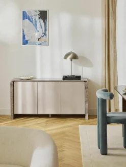Dressoir Bruce van marmer en metaal^Westwing Collection Fashion