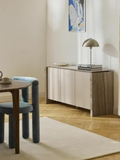 Dressoir Bruce van marmer en metaal^Westwing Collection Fashion