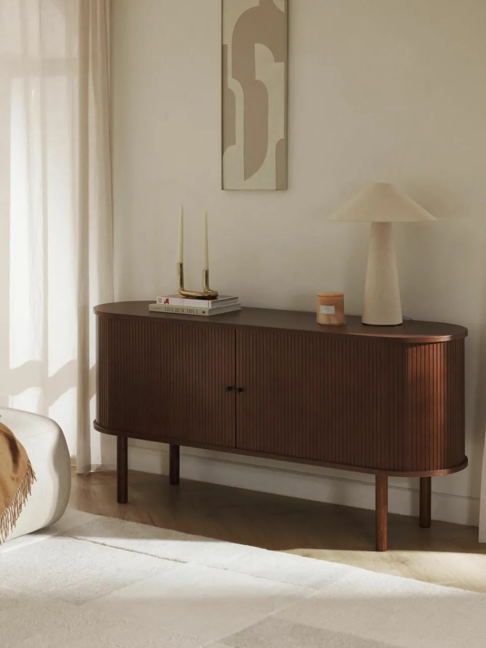 Dressoir Calary met geribde voorzijde^Westwing Collection Online