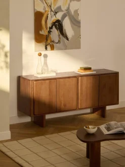 Dressoir Chandler van eikenhout^Westwing Collection New