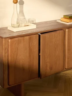 Dressoir Chandler van eikenhout^Westwing Collection New