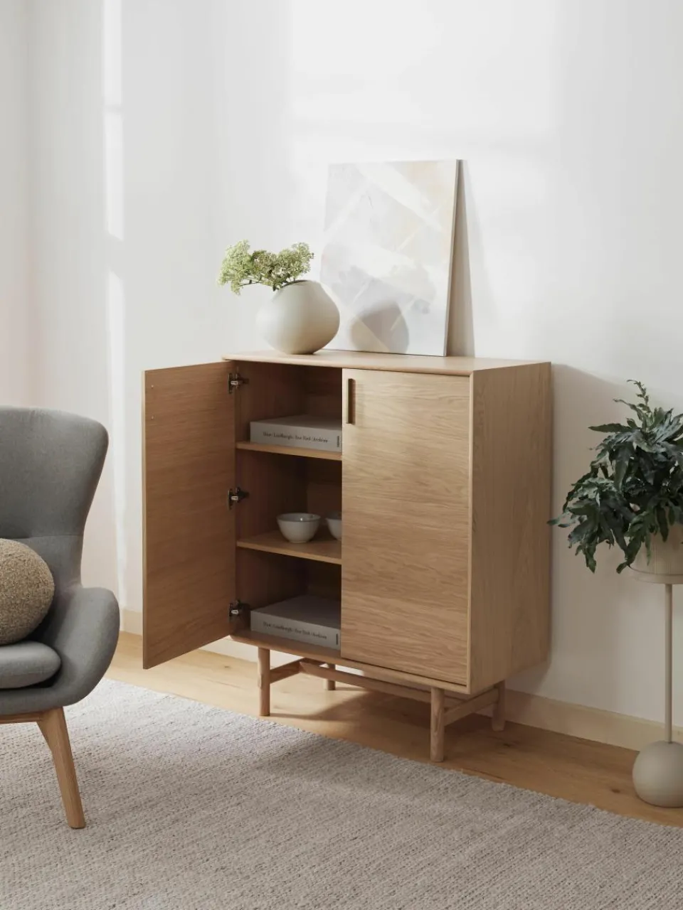 Dressoir Diana van eikenhout^Westwing Collection Online