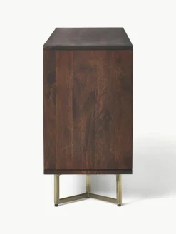 Dressoir Luca van mangohout met visgraat-patroon^Westwing Collection Discount
