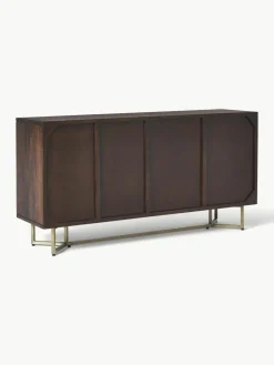 Dressoir Luca van mangohout met visgraat-patroon^Westwing Collection Discount