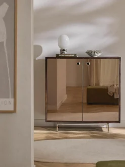 Dressoir Scarlett met spiegelglazen deuren^Westwing Collection Best