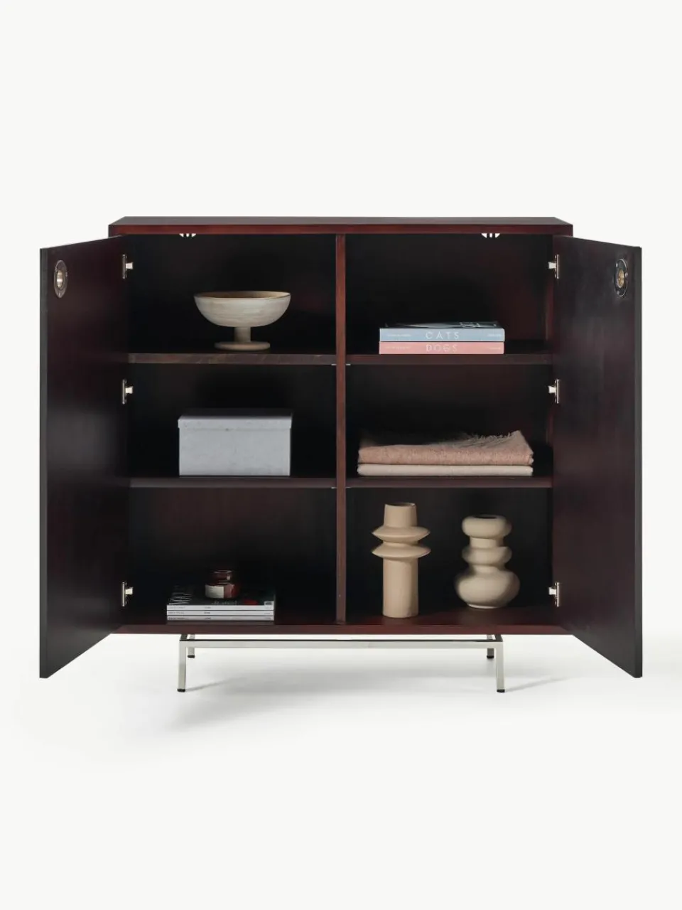 Dressoir Scarlett met spiegelglazen deuren^Westwing Collection Best