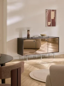 Dressoir Scarlett met spiegelglazen deuren^Westwing Collection Sale