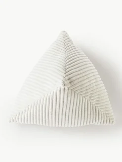 Driehoekige corduroy kussen Kylen^Westwing Collection New