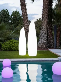 Drijvende solar LED tuinlamp Buly met kleurverandering en afstandsbediening, dimbaar^Westwing New