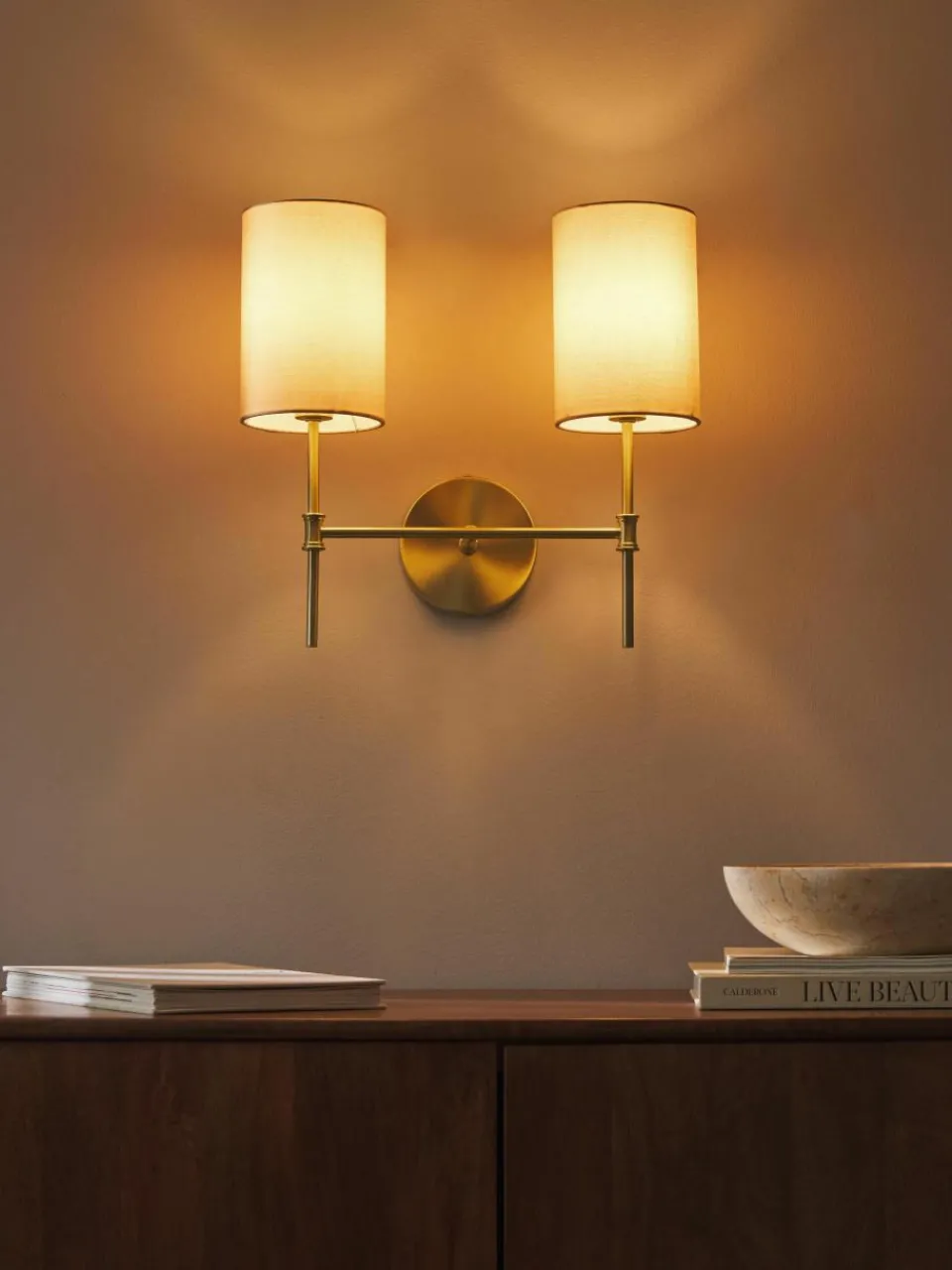 Dubbele wandlamp Kelsea^Westwing Collection Hot