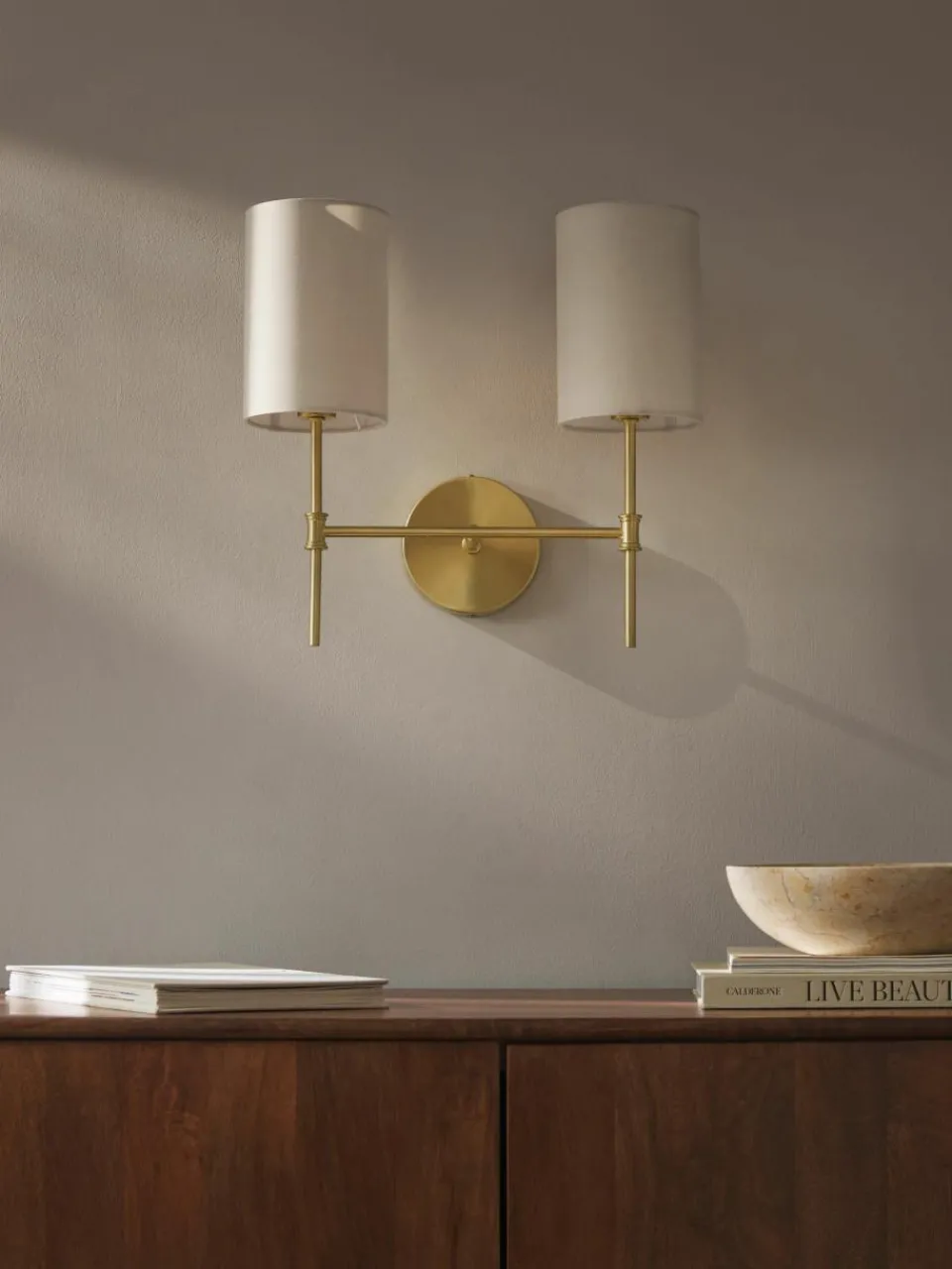 Dubbele wandlamp Kelsea^Westwing Collection Hot