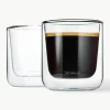 Dubbelwandige glazen bekers Nero, 2 stuks^blomus Fashion