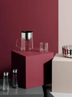Dubbelwandige glazen bekers Nero, 2 stuks^blomus Fashion
