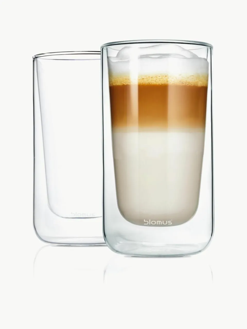 Dubbelwandige koffieglazen Nero, 2 stuks^blomus Fashion