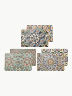Dubbelzijdig bedrukte placemats Marrakesch Doubleface, set van 6^Villa D'Este Home Tivoli Best