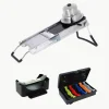 Edelstalen juliennesnijder Mandoline met rotatiecontrole systeem^De Buyer Online