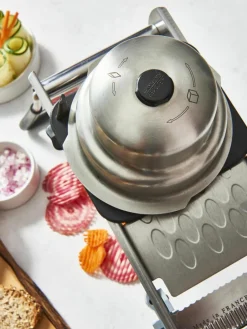 Edelstalen juliennesnijder Mandoline met rotatiecontrole systeem^De Buyer Online