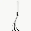 Edelstalen kandelaar Cobra in organische vorm, H 40 cm^GEORG JENSEN Clearance