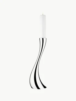 Edelstalen kandelaar Cobra in organische vorm, H 50 cm^GEORG JENSEN Fashion