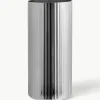 Edelstalen vaas Bernadotte met groefstructuur, H 26 cm^GEORG JENSEN Online